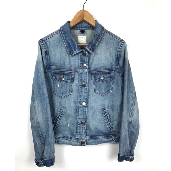 j crew factory jean jacket